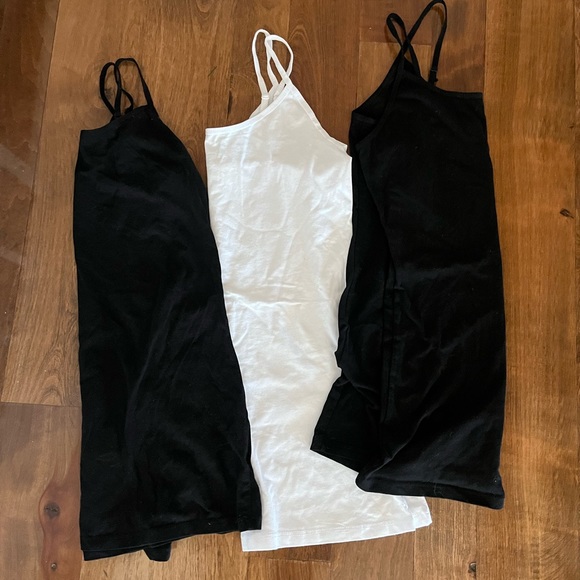 Tank top set of 3 Active Basics brand size L black/white - Picture 1 of 3